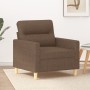 Brown fabric armchair 60 cm by , Sofas - Ref: Foro24-359222, Price: 163,58 €, Discount: %