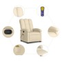 Liegender Massagesessel aus cremefarbenem Stoff von , Sessel - Ref: Foro24-371748, Preis: 215,00 €, Rabatt: %