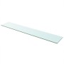 Clear glass shelf panel 110x20 cm by vidaXL, Shelves and shelves - Ref: Foro24-243849, Price: 23,16 €, Discount: %