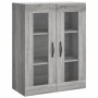 Aparador alto madera contrachapada gris sonoma 69,5x34x180 cm de , Aparadores - Ref: Foro24-3198375, Precio: 153,77 €, Descue...