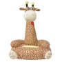 Brown giraffe children's plush chair by vidaXL, Chairs and high chairs for children - Ref: Foro24-80160, Price: 93,99 €, Disc...