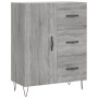 Aparador alto madera contrachapada gris sonoma 69,5x34x180 cm de , Aparadores - Ref: Foro24-3198503, Precio: 174,99 €, Descue...