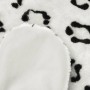 Plush leopard rug 139 cm white by vidaXL, Rugs - Ref: Foro24-80171, Price: 31,44 €, Discount: %