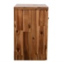 Mesita de noche de madera maciza de acacia 40x30x48 cm de vidaXL, Mesitas de noche - Ref: Foro24-246041, Precio: 75,99 €, Des...