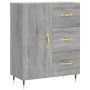 Aparador alto madera contrachapada gris sonoma 69,5x34x180 cm de , Aparadores - Ref: Foro24-3199799, Precio: 167,77 €, Descue...