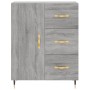 Aparador alto madera contrachapada gris sonoma 69,5x34x180 cm de , Aparadores - Ref: Foro24-3199799, Precio: 167,77 €, Descue...