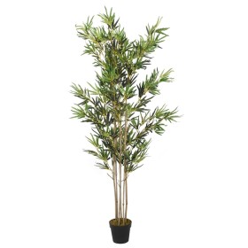 Artificial bamboo tree with 1380 leaves green 200 cm by , artificial flora - Ref: Foro24-358962, Price: 94,19 €, Discount: %