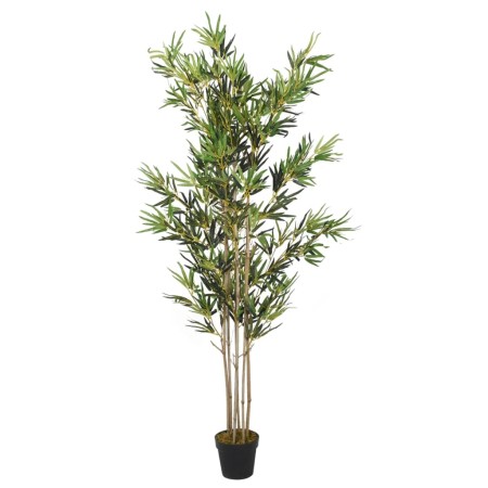 Árbol de bambú artificial con 1380 hojas verde 200 cm de , Flora artificial - Ref: Foro24-358962, Precio: 94,19 €, Descuento: %