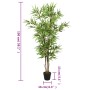 Árbol de bambú artificial con 828 hojas verde 150 cm de , Flora artificial - Ref: Foro24-358969, Precio: 54,15 €, Descuento: %