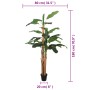 Árbol de plátano artificial 19 hojas verde 180 cm de , Flora artificial - Ref: Foro24-359002, Precio: 121,21 €, Descuento: %