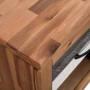 Mesita de noche de madera maciza de acacia 40x30x48 cm de vidaXL, Mesitas de noche - Ref: Foro24-246041, Precio: 75,99 €, Des...