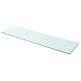 Panel de estante vidrio claro 110x30 cm de vidaXL, Estantes y estanterías - Ref: Foro24-243851, Precio: 27,99 €, Descuento: %