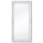 White baroque style wall mirror 100x50 cm by vidaXL, Mirrors - Ref: Foro24-243679, Price: 68,87 €, Discount: %