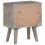 Bedside table solid mango and rough gray wood 40x30x50cm by vidaXL, Nightstands - Ref: Foro24-321806, Price: 84,99 €, Discoun...