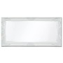 White baroque style wall mirror 100x50 cm by vidaXL, Mirrors - Ref: Foro24-243679, Price: 68,87 €, Discount: %