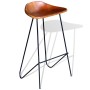 Kitchen stools 6 units genuine brown leather by , Kitchen stools - Ref: Foro24-276364, Price: 537,99 €, Discount: %