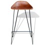 Kitchen stools 6 units genuine brown leather by , Kitchen stools - Ref: Foro24-276364, Price: 537,99 €, Discount: %