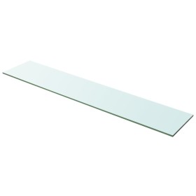 Clear glass shelf panel 100x20 cm by vidaXL, Shelves and shelves - Ref: Foro24-243844, Price: 21,91 €, Discount: %