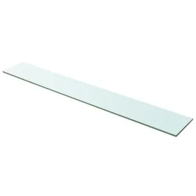 Clear glass shelf panel 100x15 cm by vidaXL, Shelves and shelves - Ref: Foro24-243843, Price: 20,99 €, Discount: %