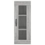 Aparador alto madera contrachapada gris Sonoma 34,5x34x180 cm de , Aparadores - Ref: Foro24-3199335, Precio: 109,19 €, Descue...