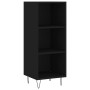 Black plywood sideboard 34.5x34x180 cm by , Sideboards - Ref: Foro24-3199394, Price: 87,99 €, Discount: %