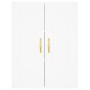 Tall white plywood sideboard 69.5x34x180 cm by , Sideboards - Ref: Foro24-3200049, Price: 127,55 €, Discount: %