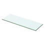 Clear glass shelf panel 50x12 cm by vidaXL, Shelves and shelves - Ref: Foro24-243817, Price: 16,34 €, Discount: %