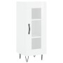 High glossy white plywood sideboard 34.5x34x180 cm by , Sideboards - Ref: Foro24-3199459, Price: 103,30 €, Discount: %