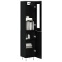 Black plywood sideboard 34.5x34x180 cm by , Sideboards - Ref: Foro24-3199522, Price: 100,99 €, Discount: %