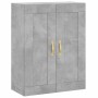 Aparador alto madera contrachapada gris hormigón 69,5x34x180 cm de , Aparadores - Ref: Foro24-3199541, Precio: 146,76 €, Desc...