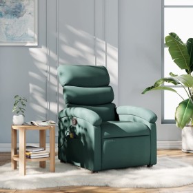 Sillón de masaje reclinable de tela verde oscuro de , Sillones - Ref: Foro24-371707, Precio: 231,99 €, Descuento: %