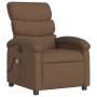 Brown Fabric Massage Recliner by , Armchairs - Ref: Foro24-371705, Price: 215,20 €, Discount: %