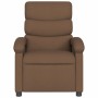 Sillón reclinable con masaje de tela marrón de , Sillones - Ref: Foro24-371705, Precio: 214,97 €, Descuento: %