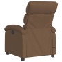 Brown Fabric Massage Recliner by , Armchairs - Ref: Foro24-371705, Price: 215,20 €, Discount: %