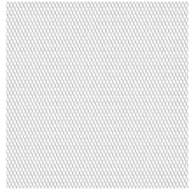 Gartenzaun aus Edelstahl 100x85 cm 45x20x4 mm von vidaXL, Zaunpaneele - Ref: Foro24-142285, Preis: 95,47 €, Rabatt: %