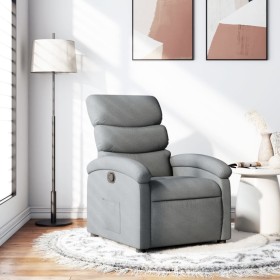 Light Gray Fabric Recliner by , Armchairs - Ref: Foro24-371689, Price: 189,57 €, Discount: %