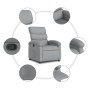 Light Gray Fabric Recliner by , Armchairs - Ref: Foro24-371689, Price: 190,14 €, Discount: %