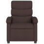 Sillón reclinable de tela marrón oscuro de , Sillones - Ref: Foro24-371694, Precio: 217,41 €, Descuento: %