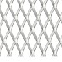 Stainless steel garden wire fence 100x85 cm 45x20x4 mm by vidaXL, fence panels - Ref: Foro24-142285, Price: 94,02 €, Discount: %