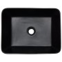 Rectangular black-brown ceramic countertop sink 46x35.5x13 cm by , Sinks - Ref: Foro24-155076, Price: 154,40 €, Discount: %