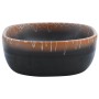 Black orange ceramic oval countertop sink 47x33x13cm by , Sinks - Ref: Foro24-155069, Price: 124,01 €, Discount: %