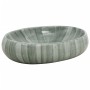 Green ceramic oval countertop washbasin 59x40x15 cm by , Sinks - Ref: Foro24-155083, Price: 162,18 €, Discount: %