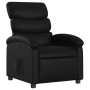 Sillón reclinable de cuero sintético negro de , Sillones - Ref: Foro24-371713, Precio: 201,69 €, Descuento: %