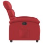 Sillón reclinable de cuero sintético rojo de , Sillones - Ref: Foro24-371718, Precio: 225,27 €, Descuento: %