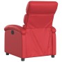 Sillón reclinable de cuero sintético rojo de , Sillones - Ref: Foro24-371718, Precio: 225,27 €, Descuento: %