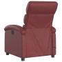 Sillón de masaje reclinable cuero sintético rojo tinto de , Sillones - Ref: Foro24-371724, Precio: 211,94 €, Descuento: %