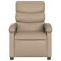 Cappuccino-colored synthetic leather reclining massage chair by , Armchairs - Ref: Foro24-371726, Price: 255,54 €, Discount: %