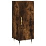 Aparador de madera contrachapada roble ahumado 34,5x34x180 cm de , Aparadores - Ref: Foro24-3200118, Precio: 104,05 €, Descue...