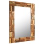 Espejo de pared madera maciza de traviesas del tren 60x90 cm de , Espejos - Ref: Foro24-246418, Precio: 65,09 €, Descuento: %