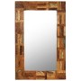 Solid wood wall mirror made of train sleepers 60x90 cm by , Mirrors - Ref: Foro24-246418, Price: 65,09 €, Discount: %